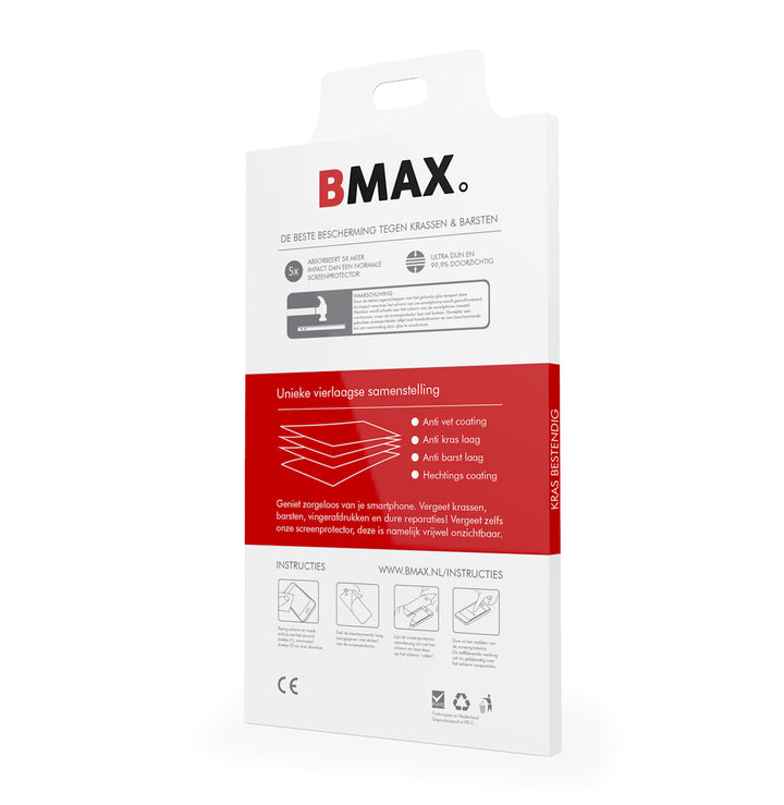 2-pack BMAX iPhone 16 Pro Screenprotector - Full cover (4)