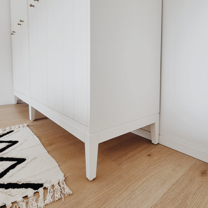 QUVIO Tapijt - Ruit - 60 x 110 cm - Beige/Zwart (3)