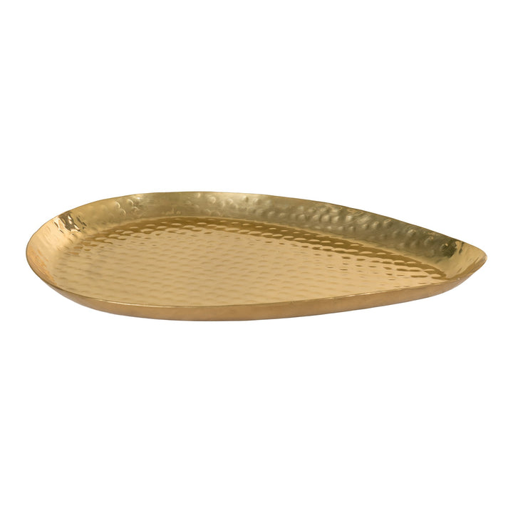 QUVIO Gouden dienblad – Decoratieve tray – Aluminium - Goud