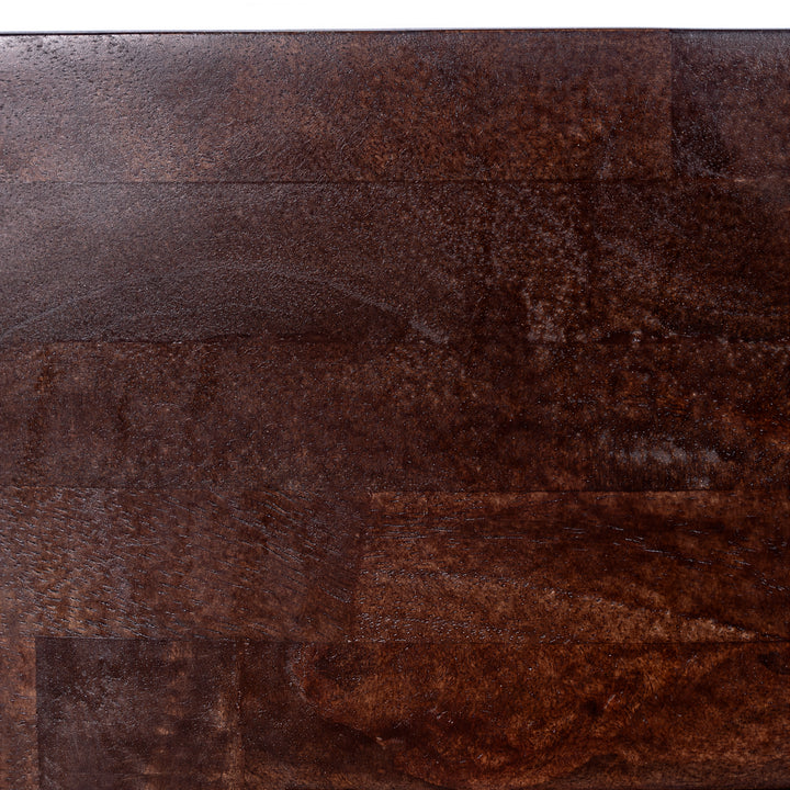 Lewis & Loft Salontafel Luus - FSC® mangohout - ⌀80 - Walnoot bruin (2)