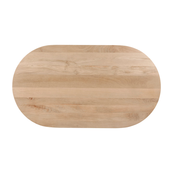 Lewis & Loft Eettafel Lynn - FSC® - Ovaal - 160x90 cm  - Naturel (2)