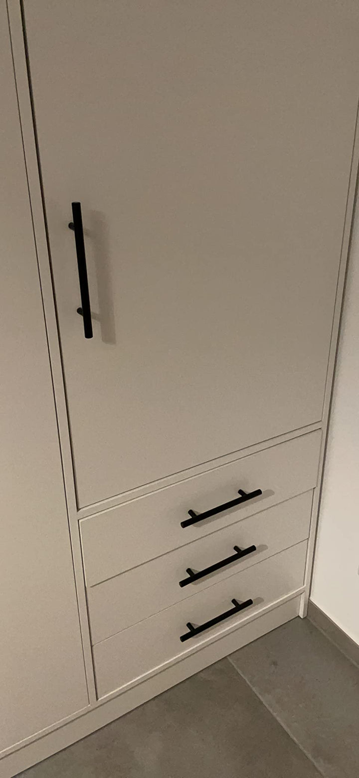 XIVADA Handgreep Reza - Aluminium - 20 cm - Zwart - Set van 2 (3)