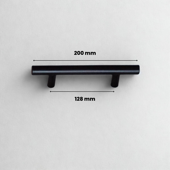 XIVADA Handgreep Reza - Aluminium - 20 cm - Zwart - Set van 2 (4)