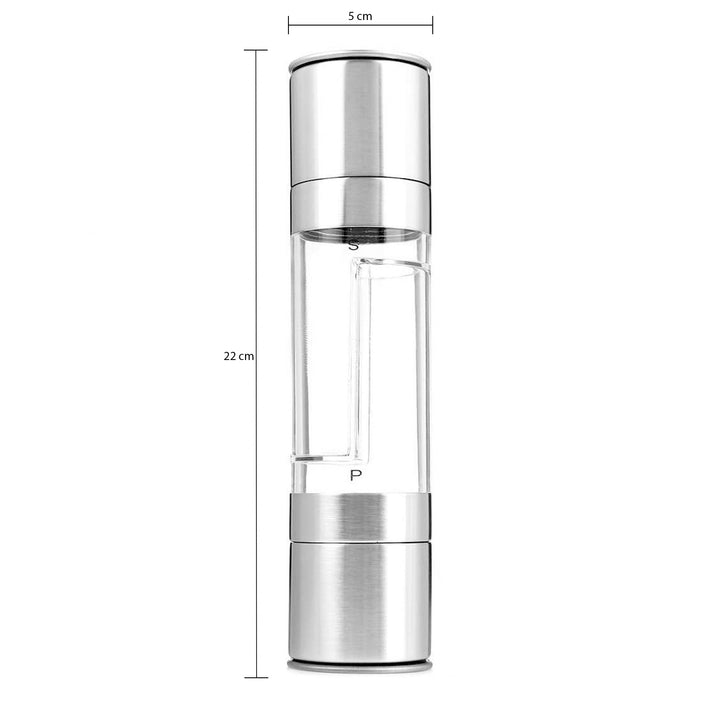 Krumble Zout en peper molen 2-in-1 - Staal (1)