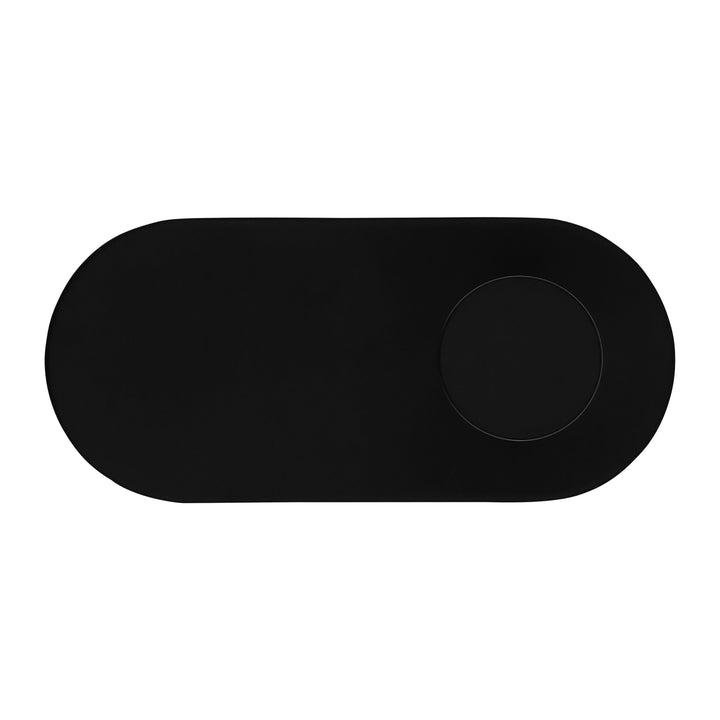 QUVIO Badkamer accessoires set (2x handdoekhouder + haakje + toiletrolhouder)  - 4 delig - RVS - Zwart (6)