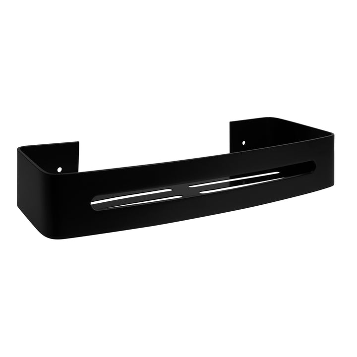 QUVIO Badkamer plankje Aluminium - Zwart - 32,5 cm (1)