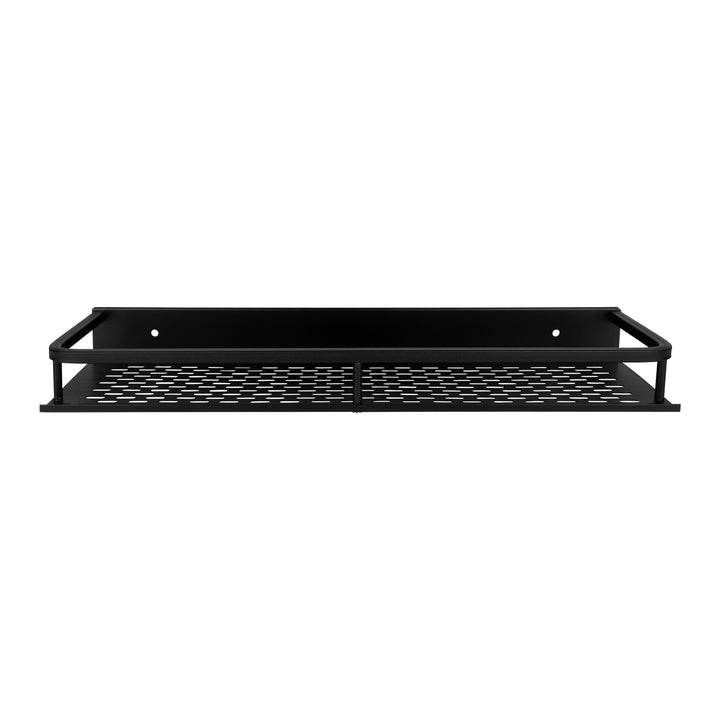 QUVIO Badkamer plankje Aluminium - Zwart - 40 cm (2)