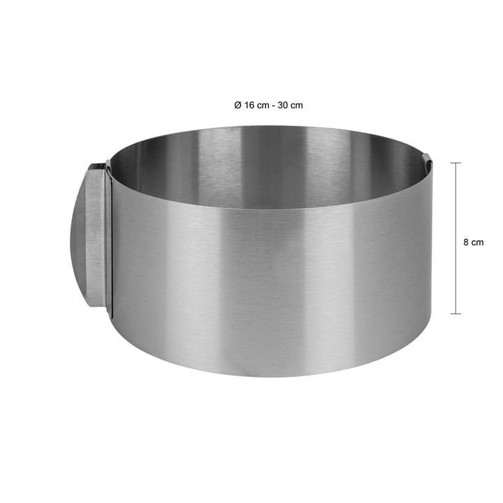 Krumble Bak ring verstelbaar - 16 - 30 cm - RVS (1)