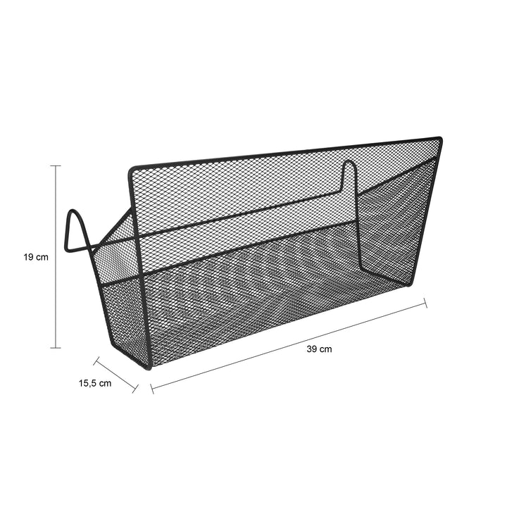 QUVIO Bed organizer - Metaal - Zwart (1)