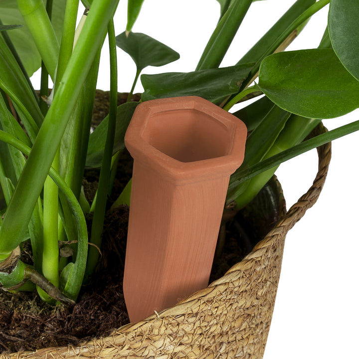 QUVIO Bewateringssysteem - set van 4 - Terracotta (2)
