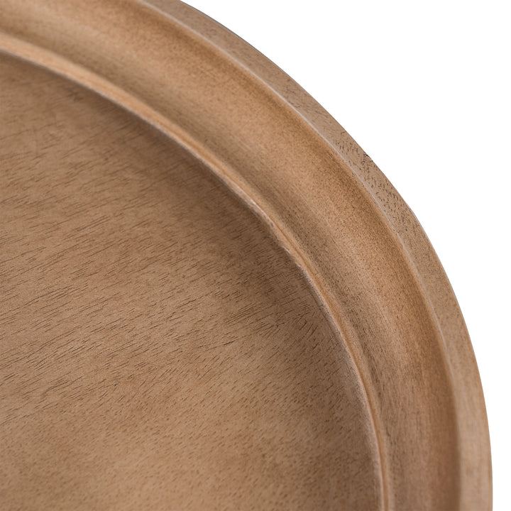 Lewis & Loft Bijzettafel Luus - Rond - FSC® mangohout - ⌀50 - Bruin (4)