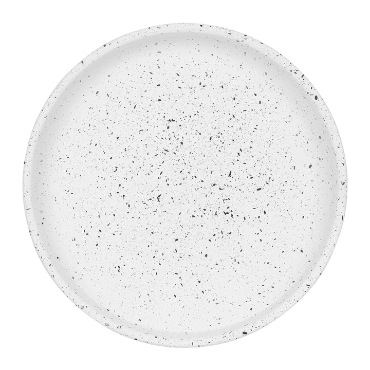 QUVIO Bloempot - 18x18 cm - Keramiek - Wit (4)