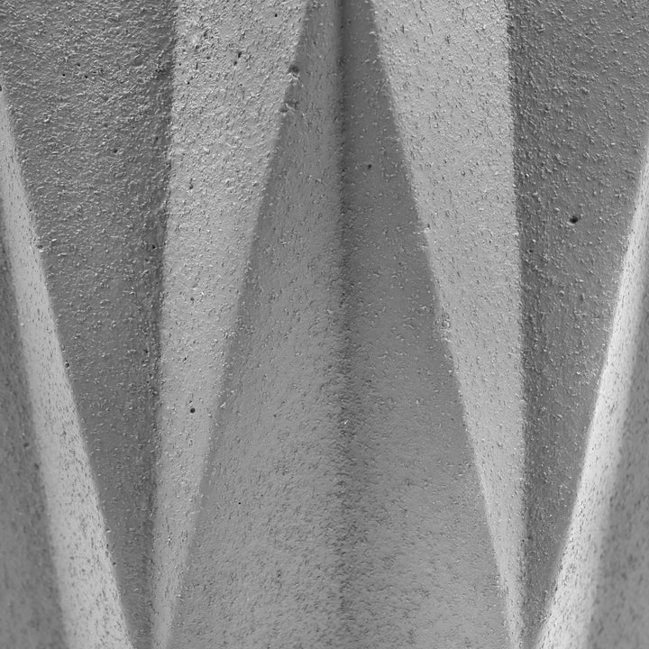 QUVIO Bloempot cement 15 x 15 x 14 cm - Licht grijs (2)
