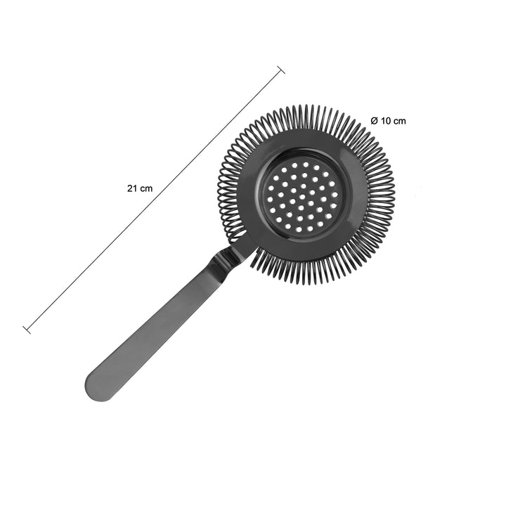 Krumble Cocktail zeef - Metaal - Zwart (1)
