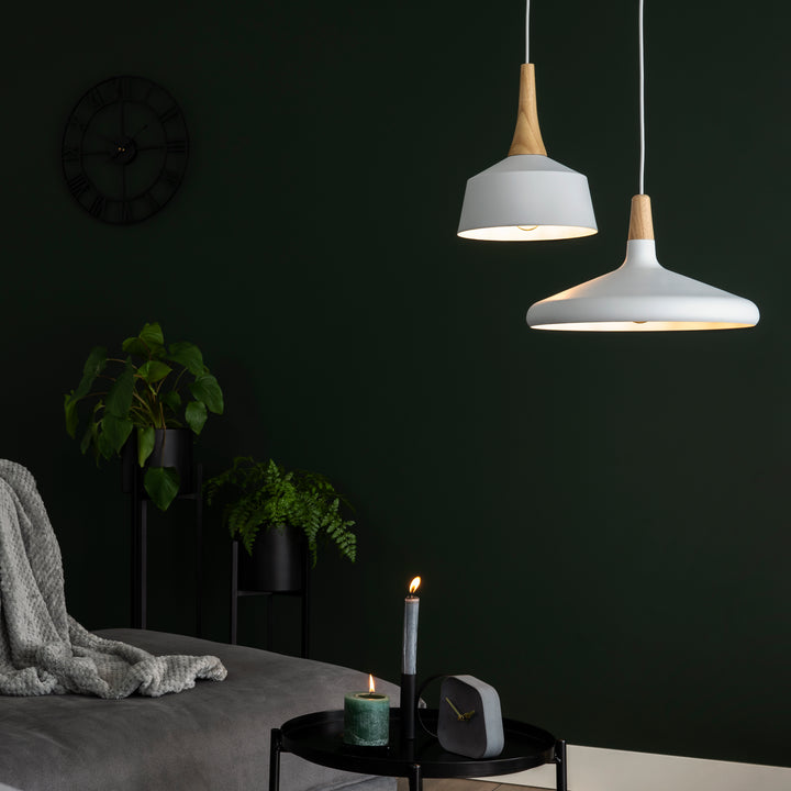 QUVIO Hanglamp rond wit - QUV5132L-WHITE (5)