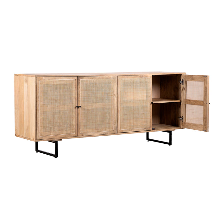 Lewis & Loft Dressoir Lucas – Met 4 deuren – FSC® mangohout (3)