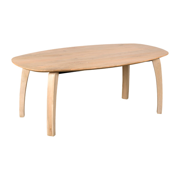 Lewis & Loft Eettafel Luna – Deens ovaal – 180x100 cm – Naturel