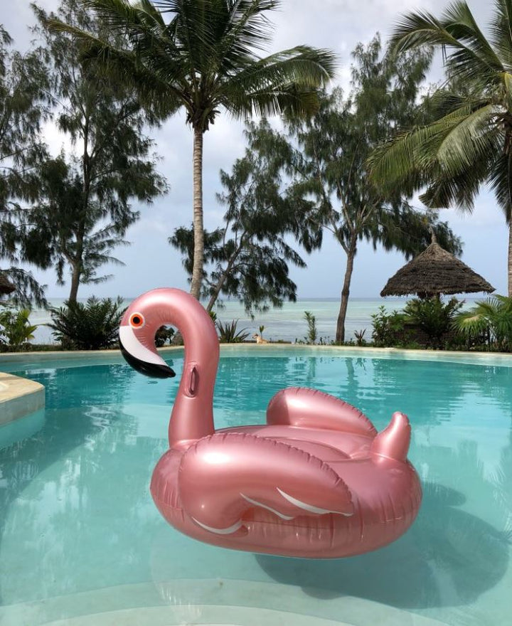 Aretica Opblaasbare Flamingo roze (2)