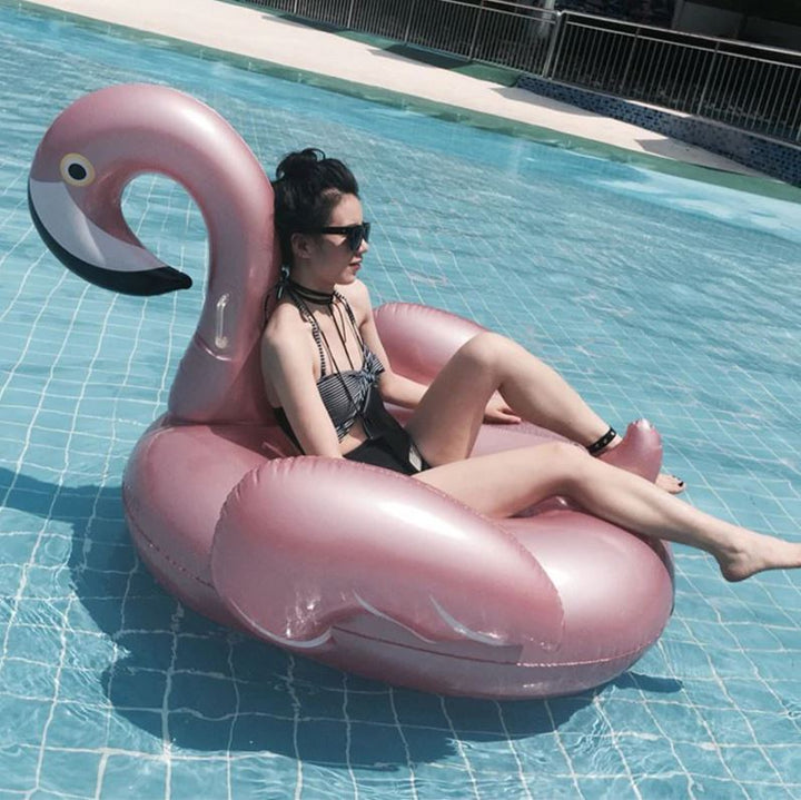 Aretica Opblaasbare Flamingo roze (4)