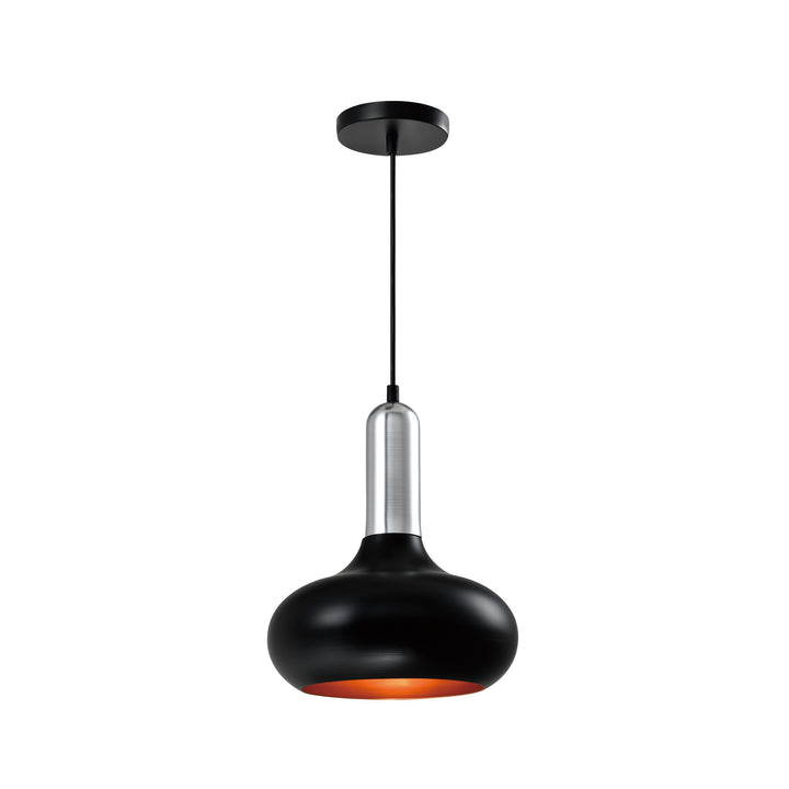 QUVIO Hanglamp rond zwart - QUV5120L-BLACK