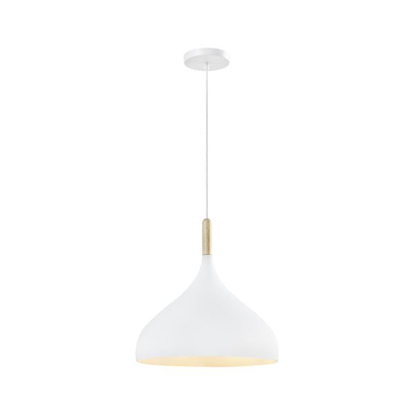 QUVIO Hanglamp rond wit - QUV5129L-WHITE