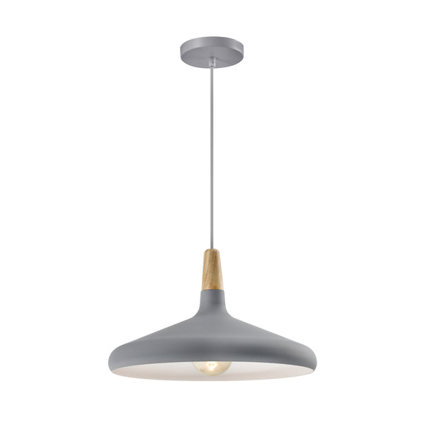 QUVIO Hanglamp rond grijs - QUV5132L-GREY