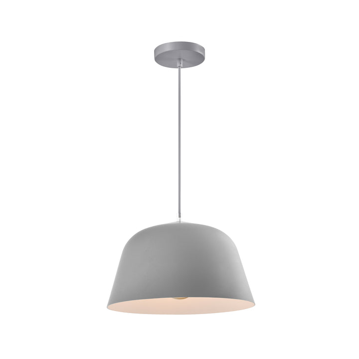 QUVIO Hanglamp rond grijs - QUV5135L-GREY