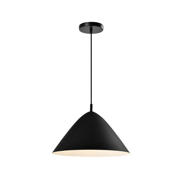 QUVIO Hanglamp rond zwart - QUV5138L-BLACK