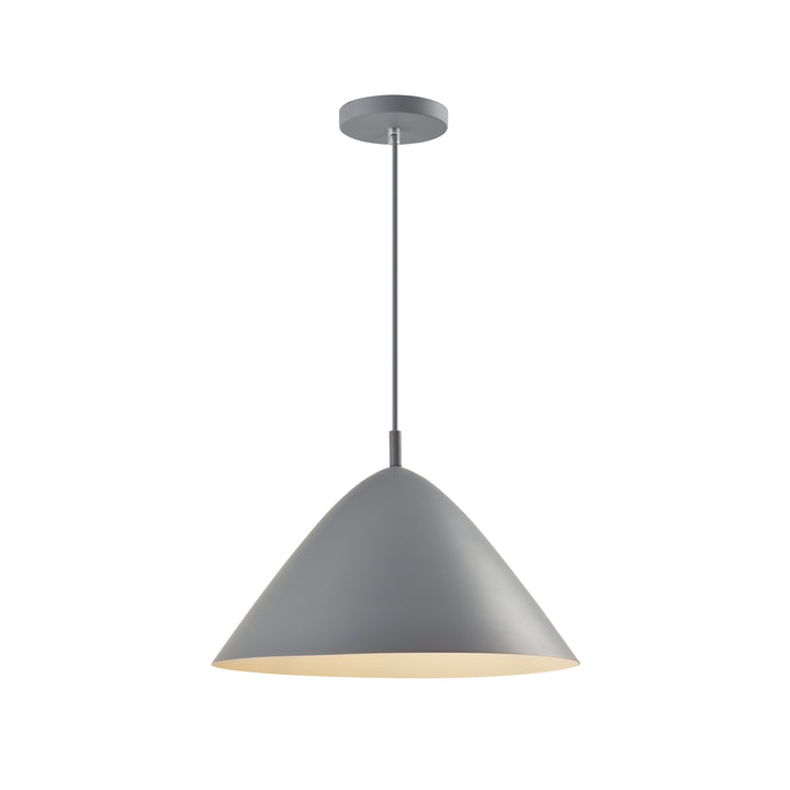 QUVIO Hanglamp rond grijs - QUV5138L-GREY