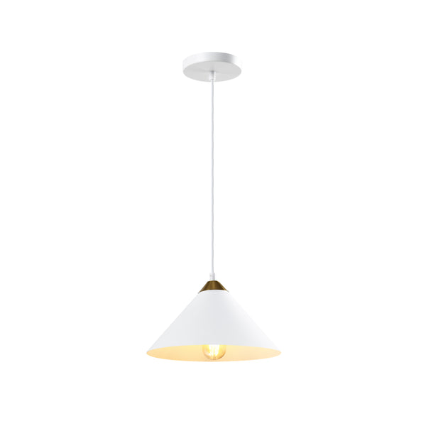 QUVIO Hanglamp rond wit - QUV5140L-WHITE