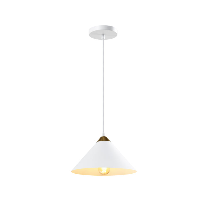 QUVIO Hanglamp rond wit - QUV5140L-WHITE