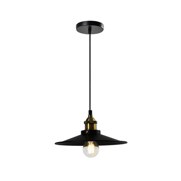 QUVIO Hanglamp rond zwart - QUV5157L-BLACK