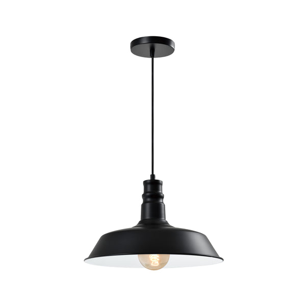 QUVIO Hanglamp rond zwart - QUV5158L-BLACK