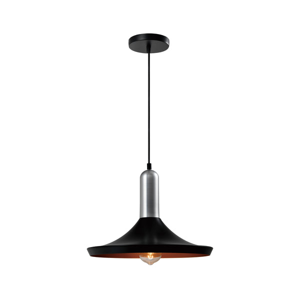 QUVIO Hanglamp rond zwart - QUV5173L-BLACK