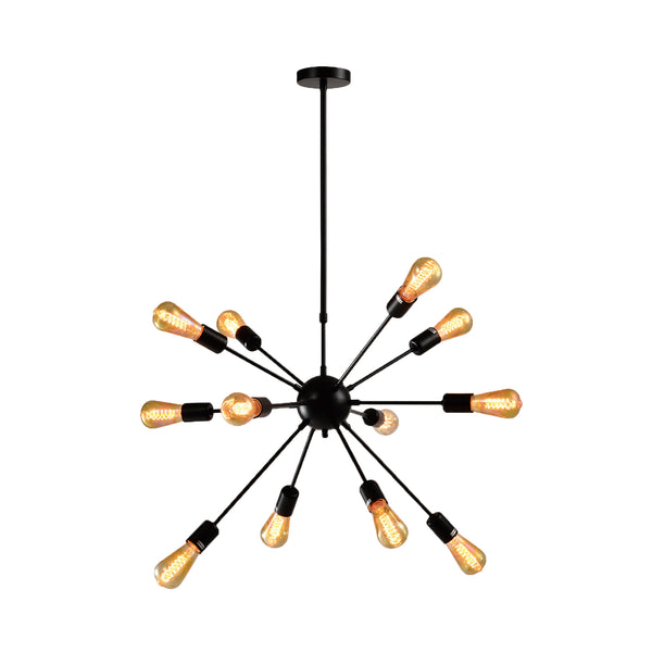 QUVIO Hanglamp met meerdere fittingen - QUV5050L-BLACK