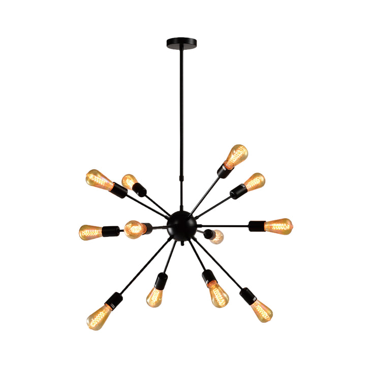 QUVIO Hanglamp met meerdere fittingen - QUV5050L-BLACK