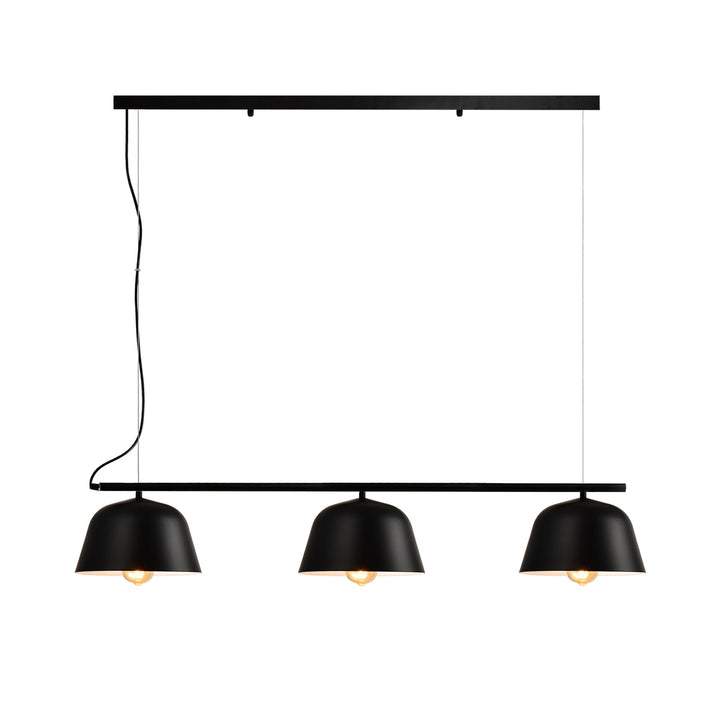 QUVIO Hanglamp 3-lichts - QUV5056L-BLACK