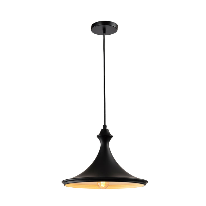 QUVIO Hanglamp rond zwart - QUV5105L-BLACK