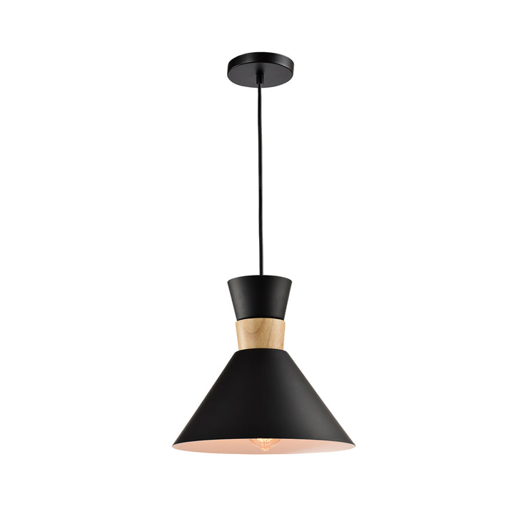 QUVIO Hanglamp rond zwart - QUV5113L-BLACK