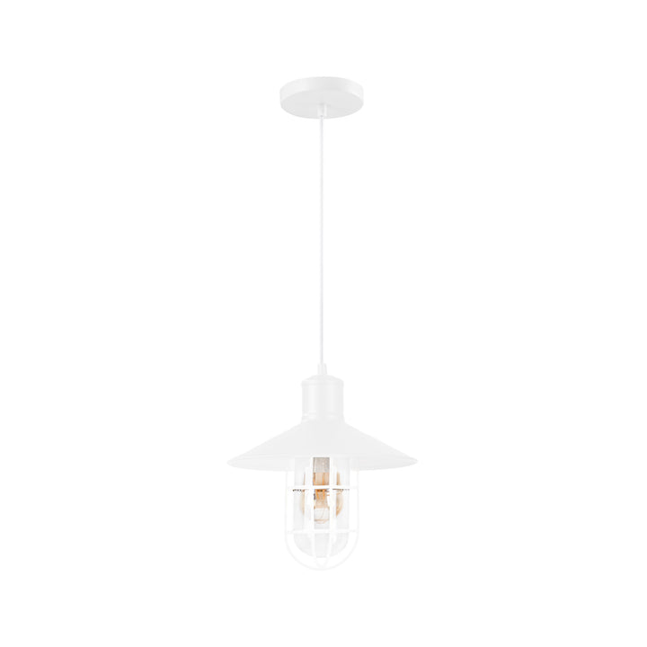 QUVIO Hanglamp metaal en glas - QUV5082L-WHITE (1)