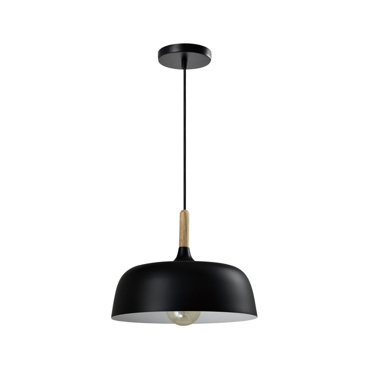 QUVIO Hanglamp rond zwart - QUV5128L-BLACK (1)