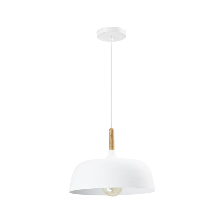 QUVIO Hanglamp rond wit - QUV5128L-WHITE (1)