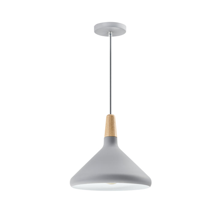 QUVIO Hanglamp rond grijs - QUV5133L-GREY (1)