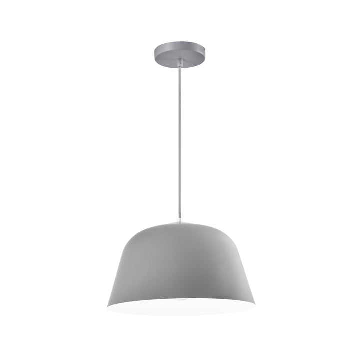 QUVIO Hanglamp rond grijs - QUV5135L-GREY (1)