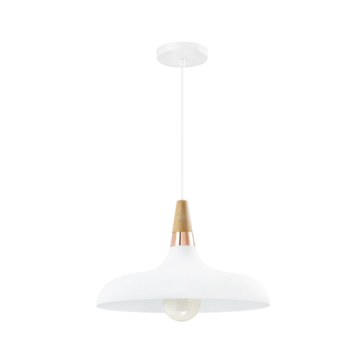 QUVIO Hanglamp rond wit - QUV5137L-WHITE (1)