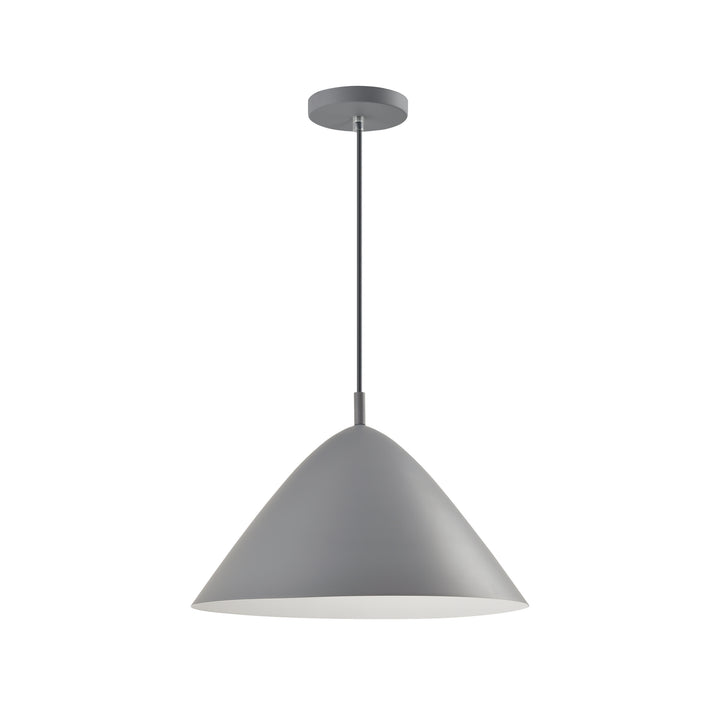 QUVIO Hanglamp rond grijs - QUV5138L-GREY (1)