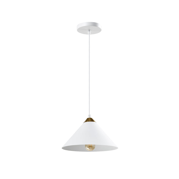 QUVIO Hanglamp rond wit - QUV5140L-WHITE (1)