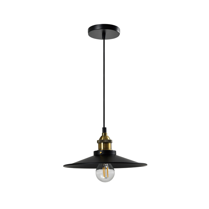 QUVIO Hanglamp rond zwart - QUV5157L-BLACK (1)