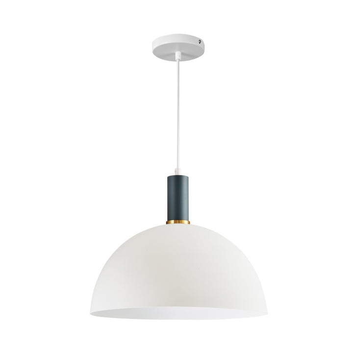 QUVIO Hanglamp wit en blauw - QUV5087L-BLUE/WHITE (1)