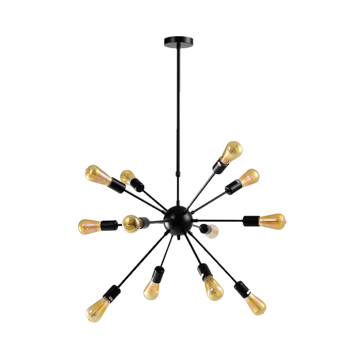QUVIO Hanglamp met meerdere fittingen - QUV5050L-BLACK (1)
